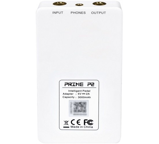 Mooer Prime P2 White Компактный гитарный процессор эффектов со встроенной звуковой картой
