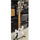 Fender Squier Deluxe V Active Jazz Bass бас-гитара, цвет белый USED