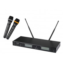LAudio LS-Q5-2M Двухканальная вокальная радиосистема, 2 ручных передатчика