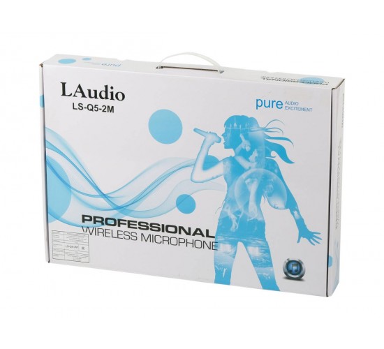LAudio LS-Q5-2M Двухканальная вокальная радиосистема, 2 ручных передатчика
