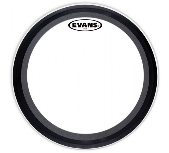 Evans BD20EMADCW Coated White Пластик для бас-барабана, 20"