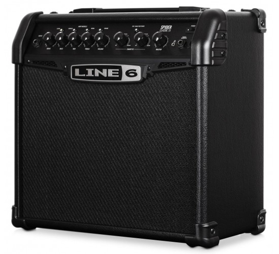 Line 6 Spider Classic 15 моделирующий гитарный комбоусилитель 110V, выставочный образец