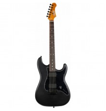 JET JS-400 MBK R электрогитара, Stratocaster, цвет MBK (черный матовый)