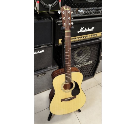 Fender CD-60 NAT трансакустическая гитара, выставочный образец