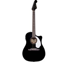 Fender Sonoran SCE BK электроакустическая гитара, цвет черный, выставочный образец