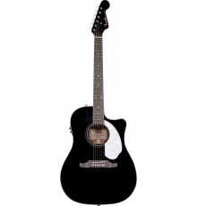 Fender Sonoran SCE BK электроакустическая гитара, цвет черный, выставочный образец