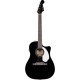 Fender Sonoran SCE BK электроакустическая гитара, цвет черный, выставочный образец