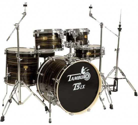 Tamburo T5LXR22WGBK ударная установка, серия T5LX, цвет black wood (древесно черный)