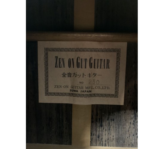 Zen-on gut guitar № 250 классическая гитара, Япония USED