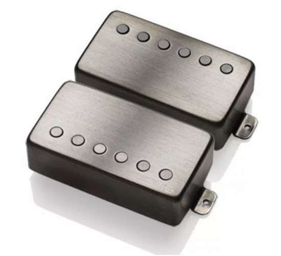 EMG 57/66 Set Brushed Black Chrome комплект звукоснимателей, чёрный