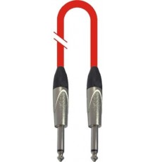 Force FGC-09/3 RD Шнур гитарный Jack1/4"(M)-Jack1/4(M), цвет красный