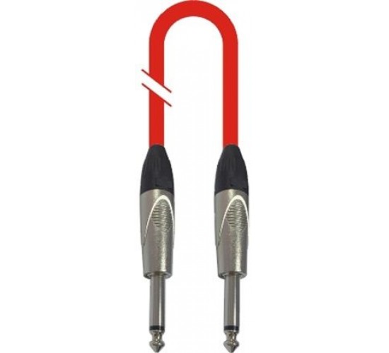 Force FGC-09/3 RD Шнур гитарный Jack1/4"(M)-Jack1/4(M), цвет красный