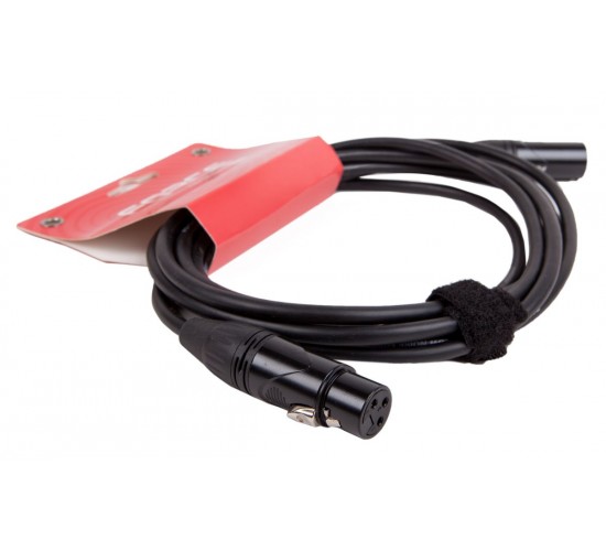 Force FMC-06/3 Шнур микрофонный XLR (F) - XLR (M) (4,5мх7мм), длина 3 метра