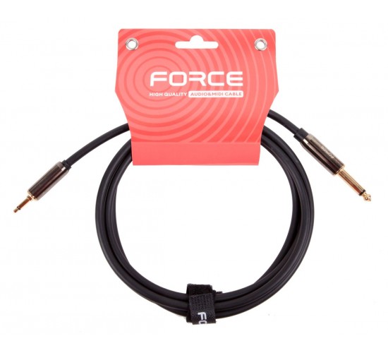 Force FLC-16/2 аудио шнур моно Jack 1/4 - моно мини jack, 2 метра