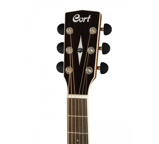 Cort MR730FX NAT электроакустическая гитара с вырезом, корпус дредноут, цвет Natural