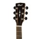 Cort MR730FX NAT электроакустическая гитара с вырезом, корпус дредноут, цвет Natural