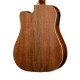 Cort MR730FX NAT электроакустическая гитара с вырезом, корпус дредноут, цвет Natural