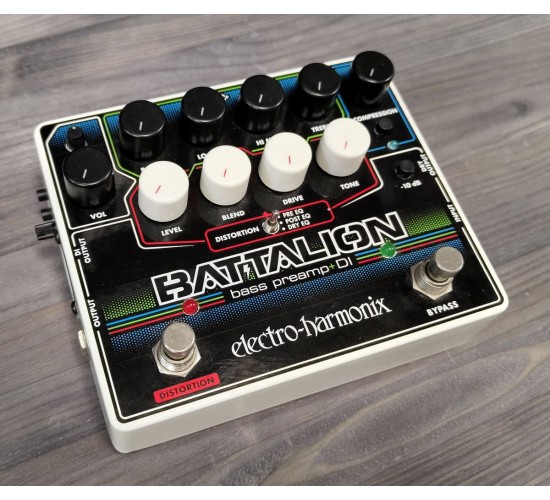 Electro-Harmonix Battalion bass preamp + DI басовая педаль - преамп USED