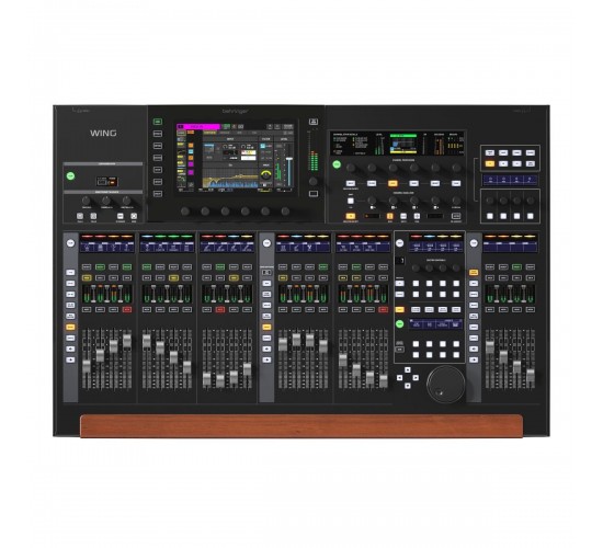 Behringer WING-BK цифровой микшер, 48 каналов, 24 фейдера,8FX, 16MIX, 8MATRIX, 4MAIN, 3хAES50, USB