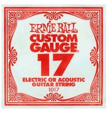 Ernie Ball 1017 струна для электро и акустических гитар. Сталь, калибр .017