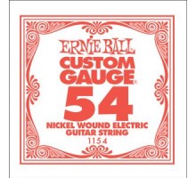 Ernie Ball 1154 струна для электро гитары .054 никель