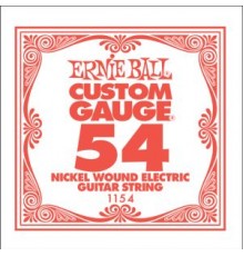 Ernie Ball 1154 струна для электро гитары .054 никель