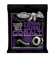 Ernie Ball 2729 Cobalt Power Slinky 7 Комплект струн для 7 струнной электрогитары 11-58
