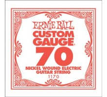 Ernie Ball 1170 струна для электро гитар. Никель, калибр .070