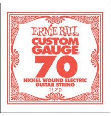 Ernie Ball 1170 струна для электро гитар. Никель, калибр .070