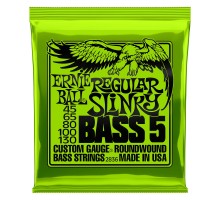 Ernie Ball 2836 струны для 5-струнной бас-гитары Nickel Wound Bass Reguilar Slinky 5 (45-65-80-100-130)