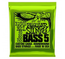 Ernie Ball 2836 струны для 5-струнной бас-гитары Nickel Wound Bass Reguilar Slinky 5 (45-65-80-100-130)