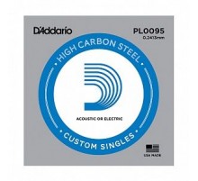 D'Addario PL0095 Plain Steel Отдельная струна без обмотки, сталь, .0095