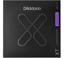 D'Addario XTAPB1152 XT Комплект струн для акустической гитары, фосф.бронза, 11-52, с покрытием
