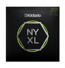 D'Addario NYXL45125 Комплект струн для 5-струнной бас-гитары, Lt Top/Med Btm, 45-125