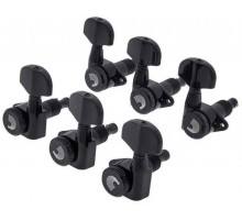 Planet Waves PWAT-332L локовые колки с Auto-Trim, 3+3, цвет чёрный