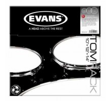 Evans ETP-G2CTD-R Набор пластика для ТОМ барабана Pack-Rock 10«, 12», 16", серия G2 Coated, 2 слоя