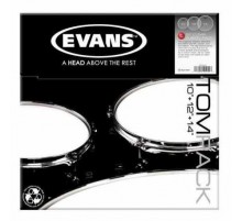 Evans ETP-G2CTD-R Набор пластика для ТОМ барабана Pack-Rock 10«, 12», 16", серия G2 Coated, 2 слоя