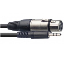 Stagg SAC1MPSXF аудио шнур, miniJack (stereo) - XLR, длина 1 метр.