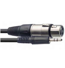 Stagg SAC1MPSXF аудио шнур, miniJack (stereo) - XLR, длина 1 метр.