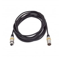 Rockcable RCL30355 D6 Микрофонный кабель XLR(М) XLR( F) 5 метров. Металл. корп.