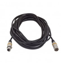 Rockcable RCL30360 D6 Микрофонный кабель XLR(М) XLR( F) 10 метров, металлические разъёмы
