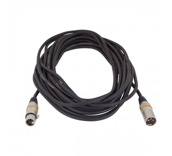 Rockcable RCL30360 D6 Микрофонный кабель XLR(М) XLR( F) 10 метров, металлические разъёмы