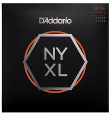 D'Addario NYXL1356W Комплект струн для электрогитары, Medium, опл.3-ей струны, 13-56