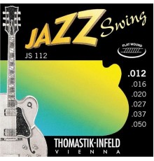 Thomastik JS112 Jazz Swing Комплект струн для акустической гитары, Medium Light, сталь/никель,12-50