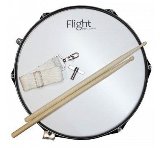 Flight FMS-1455SR маршевый барабан, 14'x5,5', серебряный