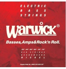 Warwick 46401M6 струны для 6-струнного баса Red Label 25-135, никель