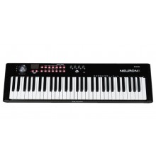 Icon Neuron 6 Black MIDI-клавиатура USB фортепианного типа, 61 клавиша, джойстик, фейдер, 14 кнопок с MIDI функциями, 20 ячеек памяти, питание USB 2.0. Цвет чёрный