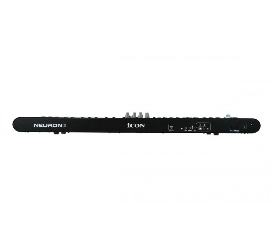 Icon Neuron 6 Black MIDI-клавиатура USB фортепианного типа, 61 клавиша, джойстик, фейдер, 14 кнопок с MIDI функциями, 20 ячеек памяти, питание USB 2.0. Цвет чёрный