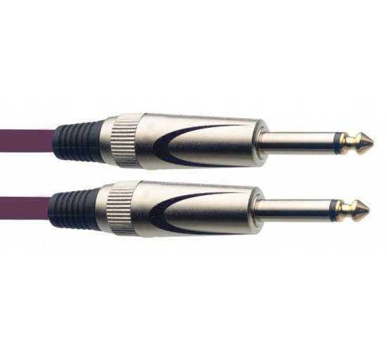 Stagg SGC3DL CPP гитарный шнур, jack-jack, длина 3 метра, цвет фиолетовый