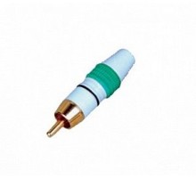 Soundking CD103-GR Разъем на кабель RCA, штекер, зеленый